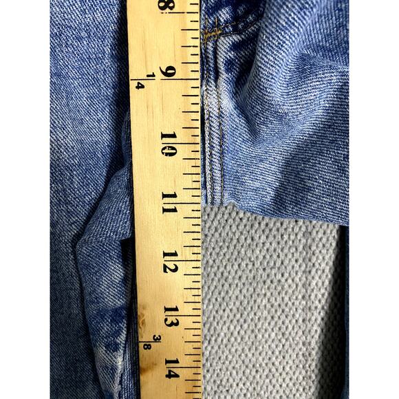 Vtg Wrangler Rugged Jeans Men Size 36X27 Blue Distressed Relaxed Straight Work - Picture 11 of 13